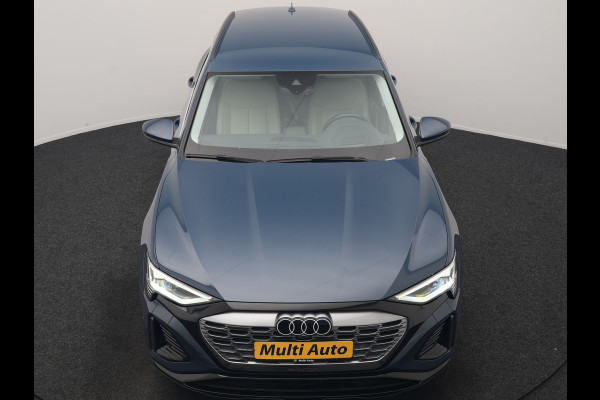 Audi Q8 e-tron 55 quattro S Line 114 kWh 408pk Dealer O.H | Trekhaak Afn. | Adaptive Cruise | Camera | Head Up | Matrix LED | Lederen Sportstoelen Memory & Ventilatie | Apple Carplay | Virtual | Stoelverwarming | Navigatie | DAB | 20"L.M |