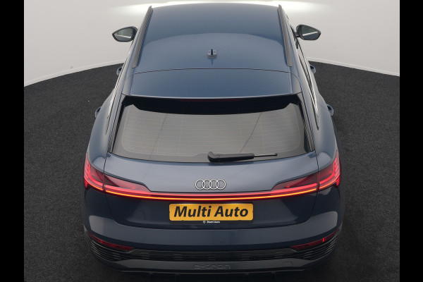 Audi Q8 e-tron 55 quattro S Line 114 kWh 408pk Dealer O.H | Trekhaak Afn. | Adaptive Cruise | Camera | Head Up | Matrix LED | Lederen Sportstoelen Memory & Ventilatie | Apple Carplay | Virtual | Stoelverwarming | Navigatie | DAB | 20"L.M |