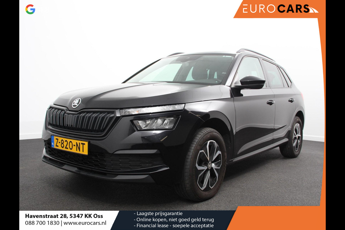 Škoda Kamiq 1.0 TSI 110pk DSG Blackline Navigatie Apple Carplay/Android Auto Adaptive Cruise Control Stoelverwarming Led Climatronic