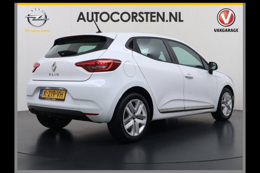 Renault Clio **Gereserveerd** TCe 92pk 5drs Navi CruiseControl Dab Apple/Android Usb Bordherk. Lane-dep. Botswaarsch. Led Start/Stop Isofix Boordcomputer Bluetooth Elek.Ramen/Spiegels 1.0 TCe Zen