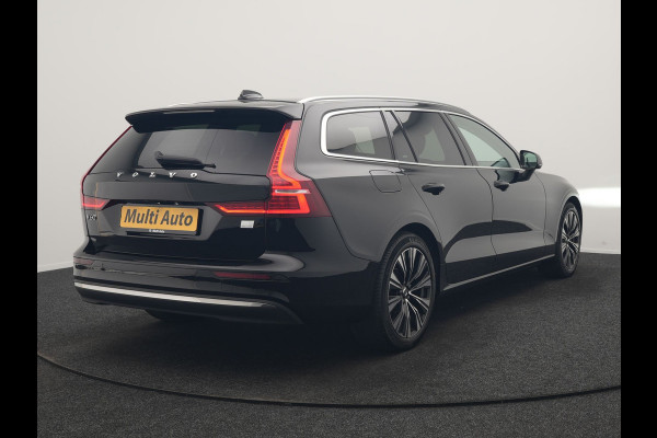 Volvo V60 T6 PHEV AWD Plus Bright 350pk Dealer O.H | Trekhaak Af Fabriek | Adaptive Cruise | Camera | Lederen Sportstoelen Memory & Verwarmd | Apple Carplay | Keyless | Google Assistant & Maps | Stuurverwarming | Pilot Assist | Virtual | Navigatie | DAB | 18"L.M | Plug In Hybrid |