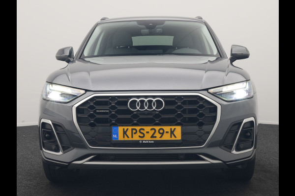 Audi Q5 55 TFSI e S Line PHEV 367pk Dealer O.H. | Trekhaak Af Fabriek | 360 Camera | Alcantara Sportstoelen Verwarmd | Cruise Control | Keyless | Sfeerverlichting | Virtual | Navigatie | DAB | 20"L.M | Plug In Hybrid |