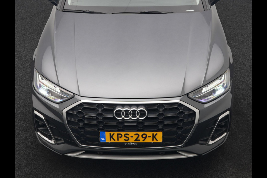 Audi Q5 55 TFSI e S Line PHEV 367pk Dealer O.H. | Trekhaak Af Fabriek | 360 Camera | Alcantara Sportstoelen Verwarmd | Cruise Control | Keyless | Sfeerverlichting | Virtual | Navigatie | DAB | 20"L.M | Plug In Hybrid |