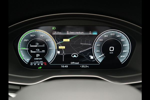 Audi Q5 55 TFSI e S Line PHEV 367pk Dealer O.H. | Trekhaak Af Fabriek | 360 Camera | Alcantara Sportstoelen Verwarmd | Cruise Control | Keyless | Sfeerverlichting | Virtual | Navigatie | DAB | 20"L.M | Plug In Hybrid |
