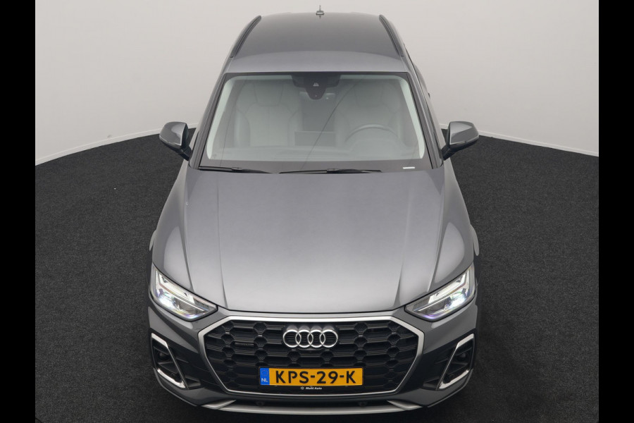 Audi Q5 55 TFSI e S Line PHEV 367pk Dealer O.H. | Trekhaak Af Fabriek | 360 Camera | Alcantara Sportstoelen Verwarmd | Cruise Control | Keyless | Sfeerverlichting | Virtual | Navigatie | DAB | 20"L.M | Plug In Hybrid |