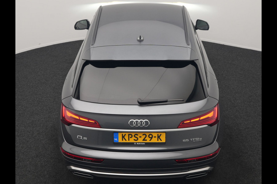 Audi Q5 55 TFSI e S Line PHEV 367pk Dealer O.H. | Trekhaak Af Fabriek | 360 Camera | Alcantara Sportstoelen Verwarmd | Cruise Control | Keyless | Sfeerverlichting | Virtual | Navigatie | DAB | 20"L.M | Plug In Hybrid |