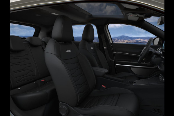 Jeep Avenger Summit 54 kWh | 17% Bijtelling | Schuif/Kanteldak | Leder&Winter Pack | infotainment&Convenience Pack | Warmtepomp