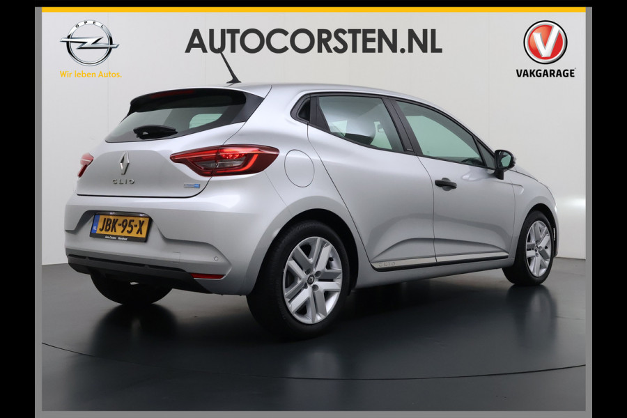Renault Clio 5Drs 1.6I E-Tech Hybrid 140PK Automaat Keyless Apple Carplay Android Auto Lane Assist Cruise Control Usb Navi Regen-Lichtsensor  Ecc Pdc DAB Bordherkenning Led