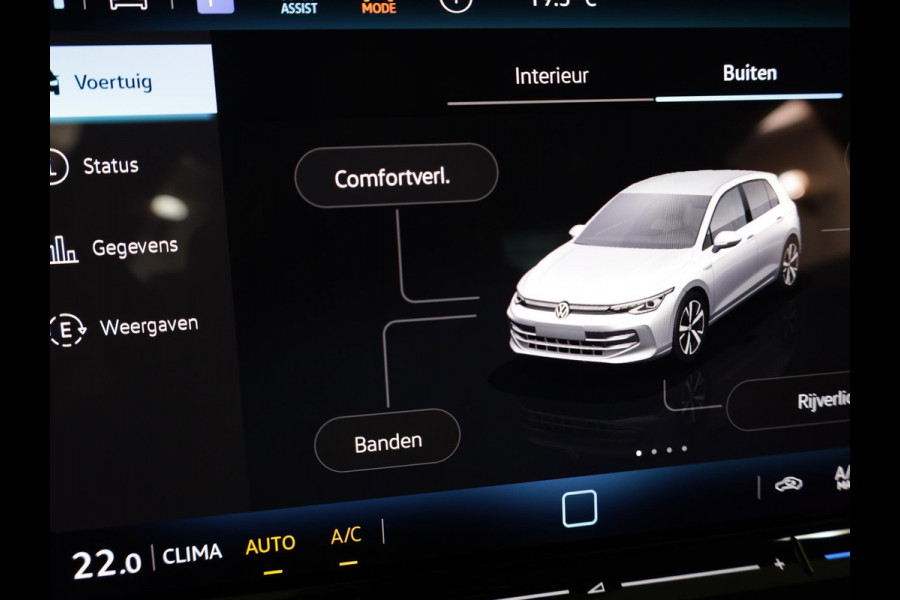 Volkswagen Golf 1.5 eHybrid Style Edition 204 pk Automaat (DSG) | Navigatie via App | Parkeersensoren (Park assist) | Achteruitrijcamera | Adaptieve cruise control | Autom. airco (3 zones) |