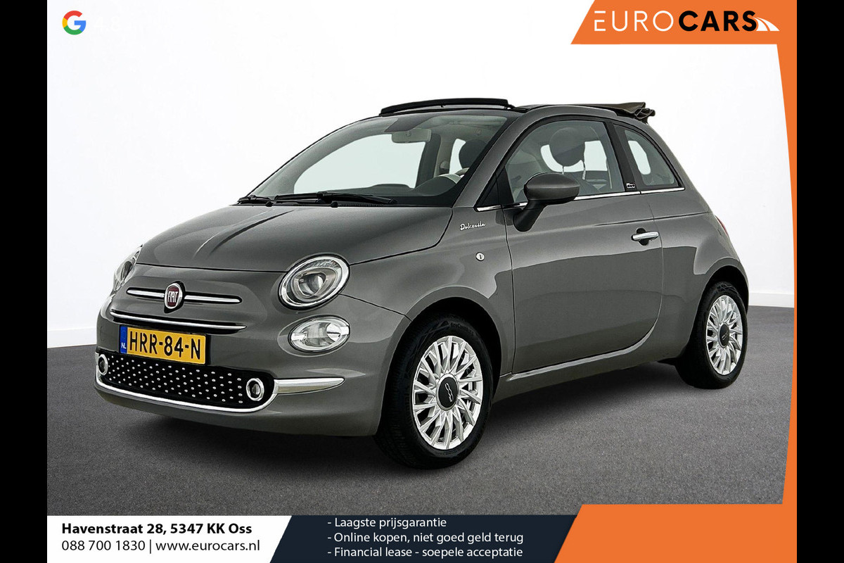 Fiat 500C 1.0 Hybrid Dolcevita Cabriolet Climate Control Sportstoelen Parkeersensoren achter Cruise Control DAB Lichtmetalen Velgen