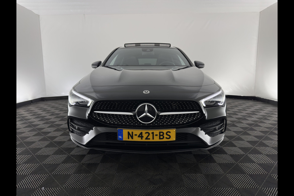 Mercedes-Benz CLA-Klasse Shooting Brake 250 e Business Solution AMG Limited (Plug-in) (INCL.BTW) Aut. *PANO | LEATHER-MICROFIBRE | FULL-LED | HEATED-SPORTSEATS | AMBIENT-LIGHT | DIGI-COCKPIT | DAB+ | NAVI-FULLMAP | CAMERA | PRIVACYGLASS | SHIFTPADDLES | 18''ALU*