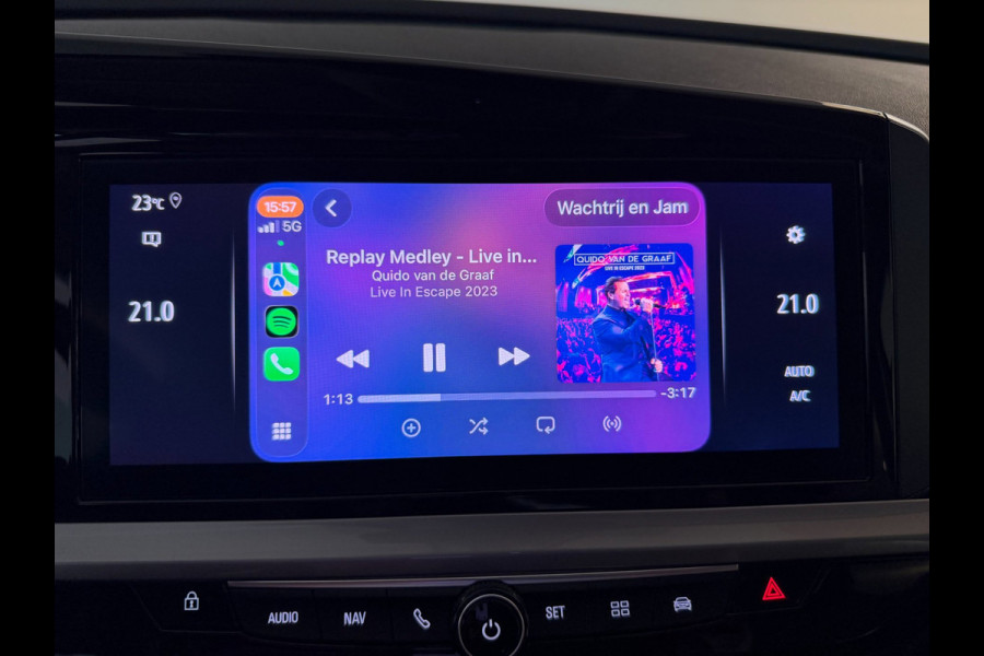 Opel Grandland 1.2 Turbo Ultimate 130PK AUTOMAAT AIRCO NAVI CRUISE LED MATRIX STOELVERW CAM PDC TREKHAAK PRIVACYGLAS NIEUWSTAAT