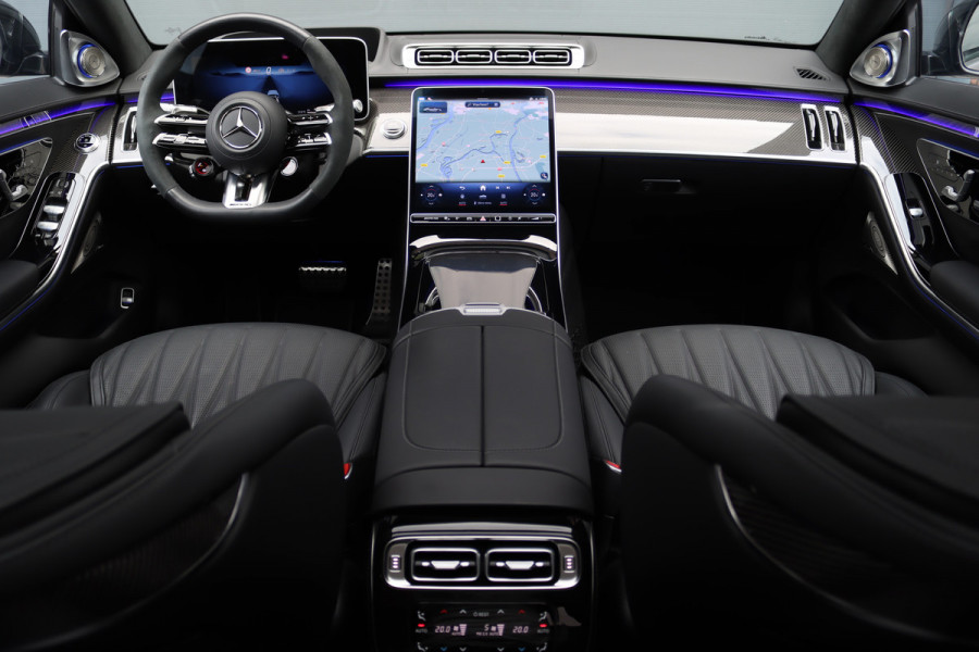 Mercedes-Benz S-Klasse AMG 63 S E Performance | 802pk | Carbon | Achterasbesturing | Chauffeurspakket | Burmester High End | Entertainment+ Achter | Massage | HUD | Kuitmassage | Soft-Close |