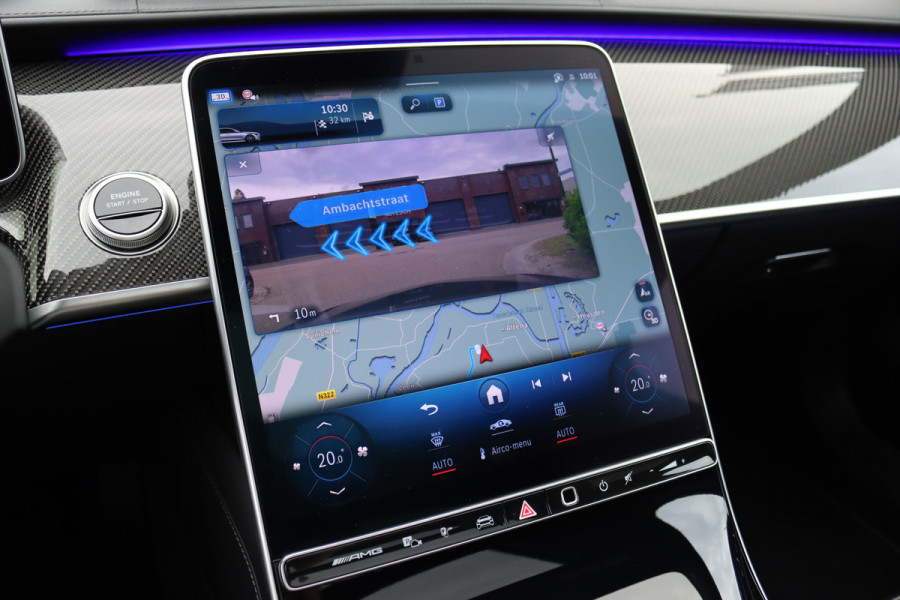 Mercedes-Benz S-Klasse AMG 63 S E Performance | 802pk | Carbon | Achterasbesturing | Chauffeurspakket | Burmester High End | Entertainment+ Achter | Massage | HUD | Kuitmassage | Soft-Close |