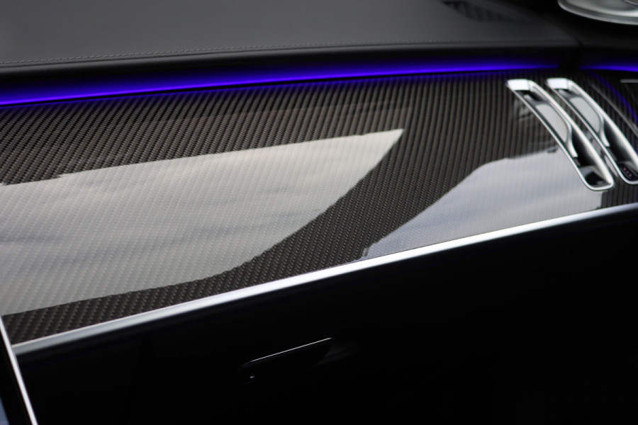 Mercedes-Benz S-Klasse AMG 63 S E Performance | 802pk | Carbon | Achterasbesturing | Chauffeurspakket | Burmester High End | Entertainment+ Achter | Massage | HUD | Kuitmassage | Soft-Close |