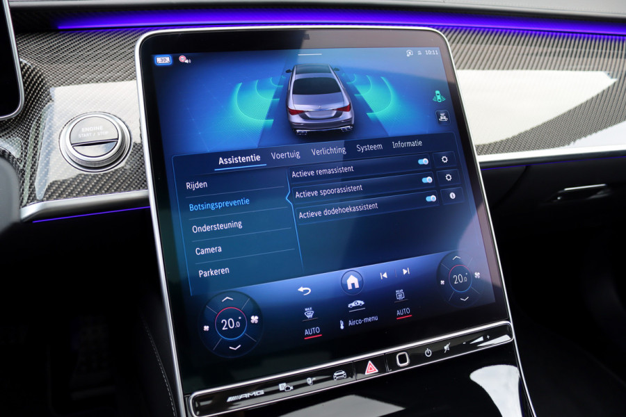 Mercedes-Benz S-Klasse AMG 63 S E Performance | 802pk | Carbon | Achterasbesturing | Chauffeurspakket | Burmester High End | Entertainment+ Achter | Massage | HUD | Kuitmassage | Soft-Close |