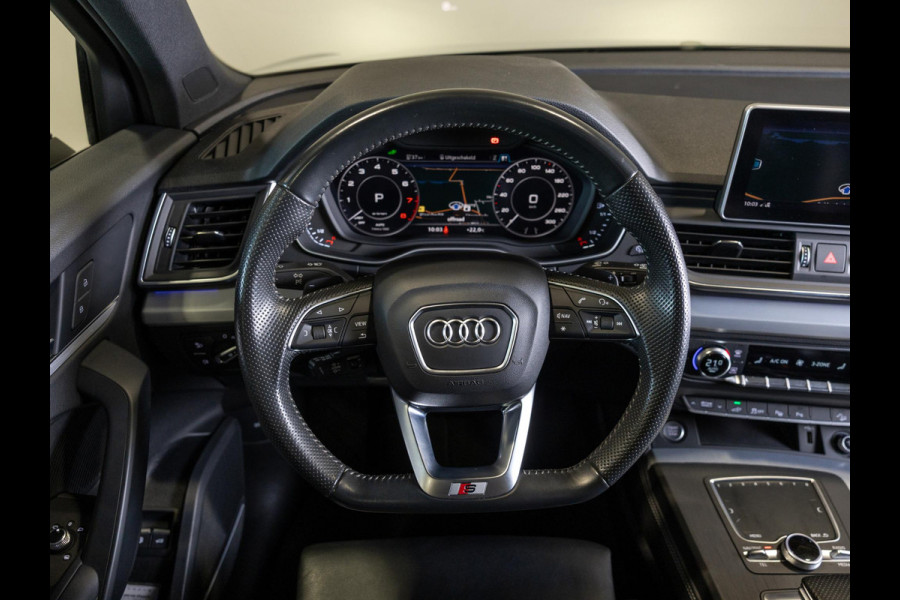 Audi Q5 50 TFSI e quattro S-Line edition SOH 92% / 300pk / Panorama dak / Trekhaak / Rondomzicht camera /