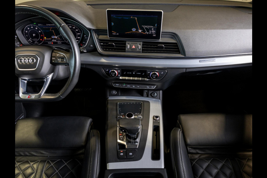 Audi Q5 50 TFSI e quattro S-Line edition SOH 92% / 300pk / Panorama dak / Trekhaak / Rondomzicht camera /