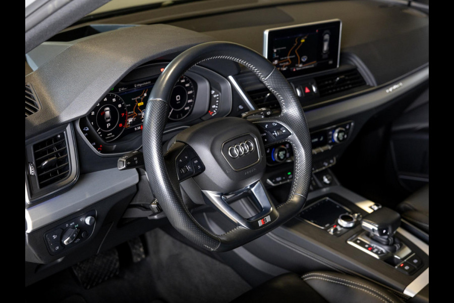 Audi Q5 50 TFSI e quattro S-Line edition SOH 92% / 300pk / Panorama dak / Trekhaak / Rondomzicht camera /