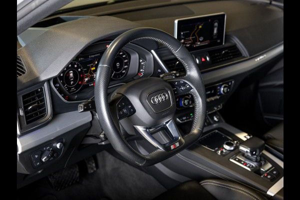 Audi Q5 50 TFSI e quattro S-Line edition SOH 92% / 300pk / Panorama dak / Trekhaak / Rondomzicht camera /