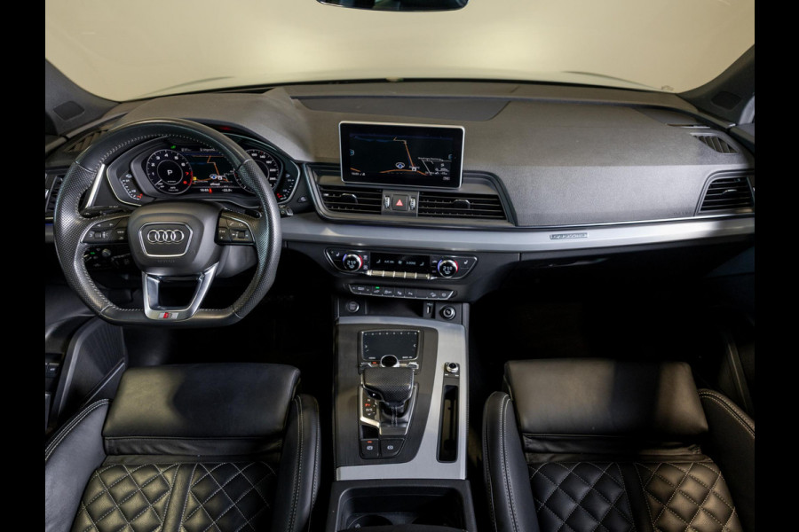 Audi Q5 50 TFSI e quattro S-Line edition SOH 92% / 300pk / Panorama dak / Trekhaak / Rondomzicht camera /