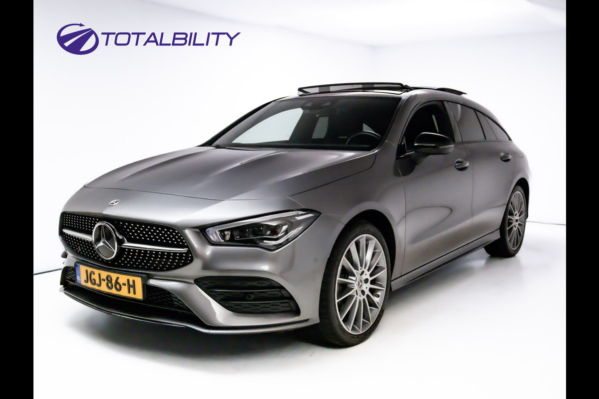 Mercedes-Benz CLA-Klasse Shooting Brake 250 e AMG Line Night Pack 218 PK | Panoramadak | 19 inch | Stoelverwarming | Navigatie | Sfeerverlichting Camera, Car-play, Afn. trekhaak, Multibeam led