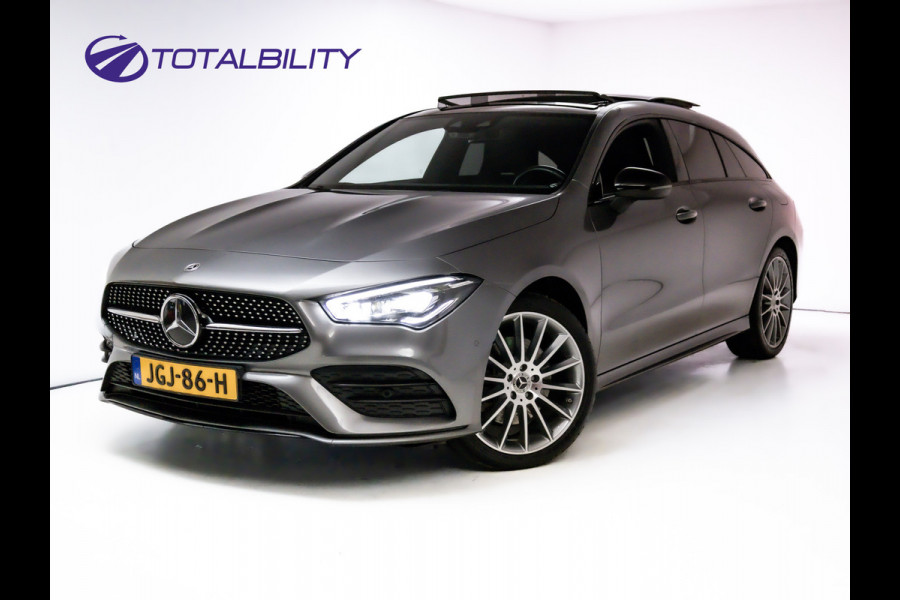 Mercedes-Benz CLA-Klasse Shooting Brake 250 e AMG Line Night Pack 218 PK | Panoramadak | 19 inch | Stoelverwarming | Navigatie | Sfeerverlichting Camera, Car-play, Afn. trekhaak, Multibeam led