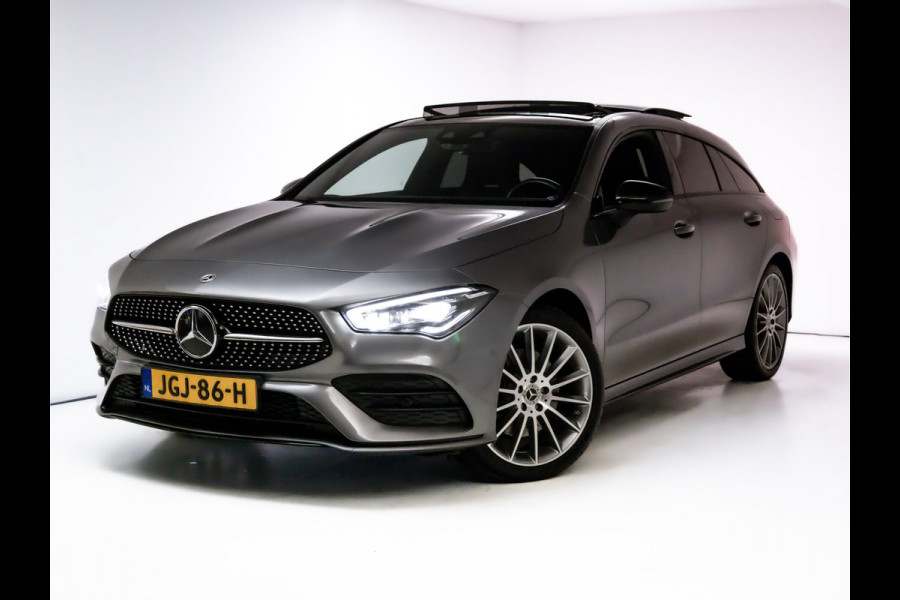 Mercedes-Benz CLA-Klasse Shooting Brake 250 e AMG Line Night Pack 218 PK | Panoramadak | 19 inch | Stoelverwarming | Navigatie | Sfeerverlichting Camera, Car-play, Afn. trekhaak, Multibeam led