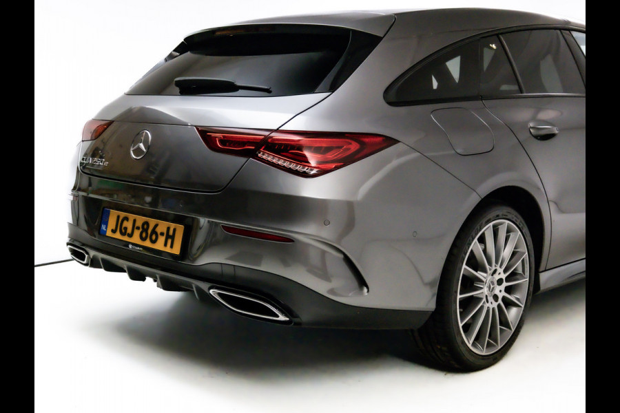 Mercedes-Benz CLA-Klasse Shooting Brake 250 e AMG Line Night Pack 218 PK | Panoramadak | 19 inch | Stoelverwarming | Navigatie | Sfeerverlichting Camera, Car-play, Afn. trekhaak, Multibeam led