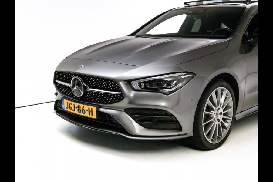 Mercedes-Benz CLA-Klasse Shooting Brake 250 e AMG Line Night Pack 218 PK | Panoramadak | 19 inch | Stoelverwarming | Navigatie | Sfeerverlichting Camera, Car-play, Afn. trekhaak, Multibeam led