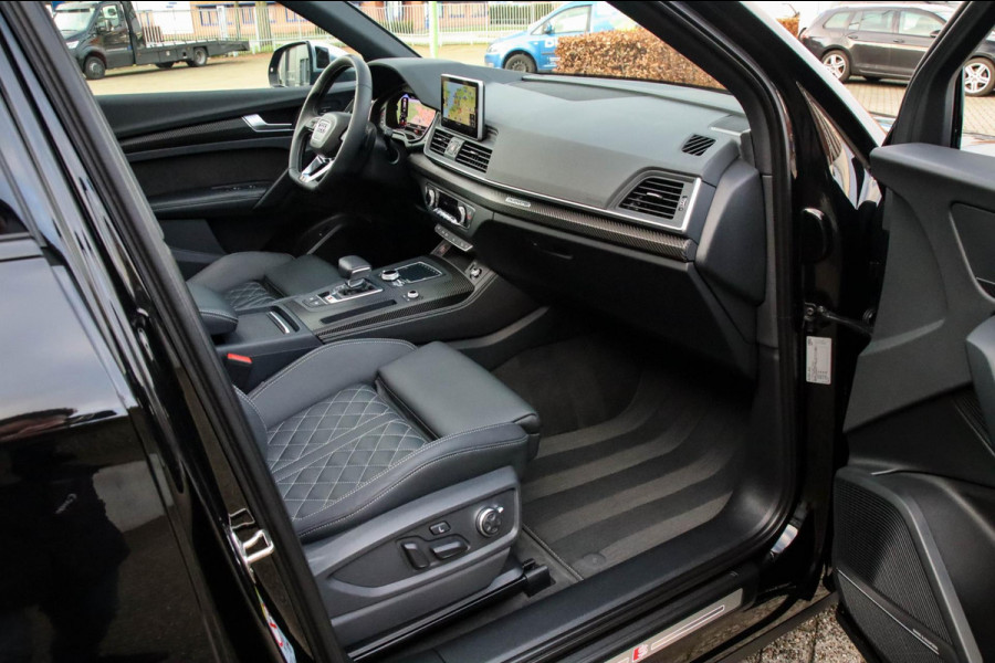 Audi Q5 3.0TFSI SQ5 Quattro S-Line 354pk Automaat! 1e Eig|DLR|Luchtvering|Kuipstoelen|Panoramadak|Virtual Cockpit|Black|Carbon|22