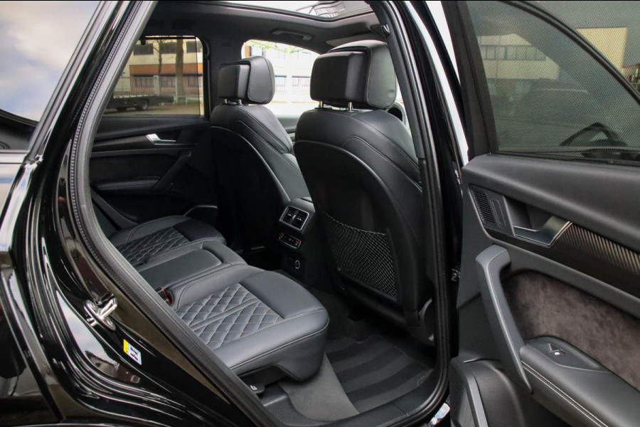 Audi Q5 3.0TFSI SQ5 Quattro S-Line 354pk Automaat! 1e Eig|DLR|Luchtvering|Kuipstoelen|Panoramadak|Virtual Cockpit|Black|Carbon|22