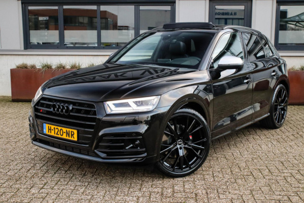 Audi Q5 3.0TFSI SQ5 Quattro S-Line 354pk Automaat! 1e Eig|DLR|Luchtvering|Kuipstoelen|Panoramadak|Virtual Cockpit|Black|Carbon|22