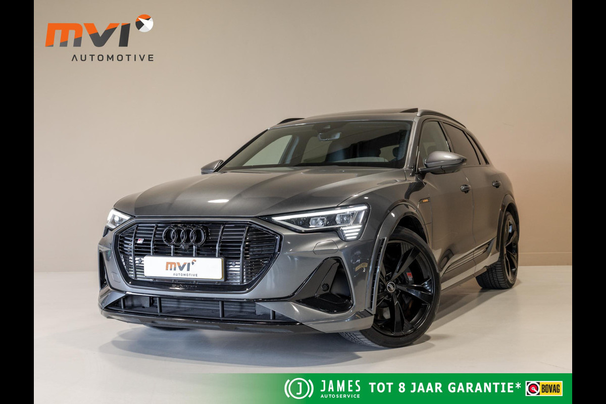 Audi e-tron S quattro 95 kWh SOH 89% / 503pk / NAP / Panorama dak / Rondomzicht camera / Kuipstoelen /