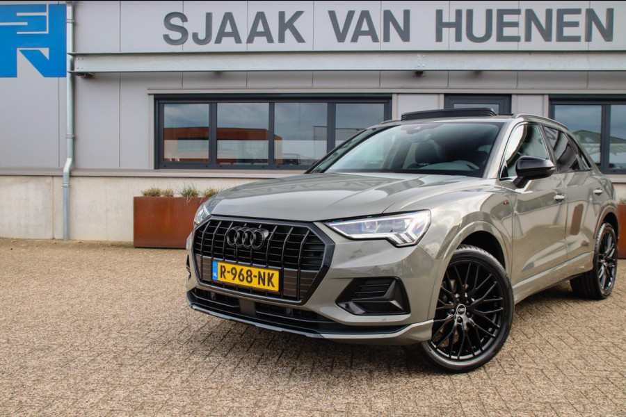 Audi Q3 35 TFSI 1.5 TFSI S Line Pro Line S 150pk S-Tronic! 1e|Panoramadak|Virtual Cockpit|LED Matrix|Leder elektrisch|20inch|Black