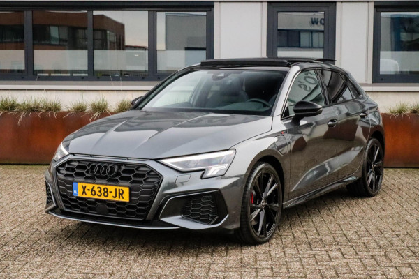 Audi A3 Sportback 45TFSI e PHEV S Edition Competition S-line 245pk S-Tronic! Panoramadak|Virtual Cockpit|Kuipstoelen elektrisch|19