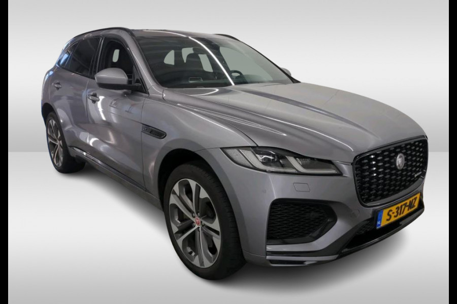 Jaguar F-Pace 2.0 P400e PHEV AWD. R-Dynamic HSE / Panoramadak / Leder-luxe / Pdc.+Camera / Navigatie / Hot-Cold Climate Pack / Surround Sound system / Apk 03-2027