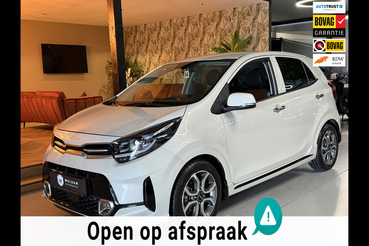 Kia Picanto 1.2 GT-Line|Automaat|Crème kleur|StoelVW|StuurVW|Keyless|CarPlay|LED|Rijklaar