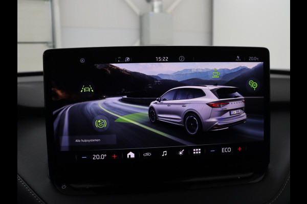 Škoda Enyaq iV 80 Sportline | SOH 92.7% | Leder/alcantara | Stuur/stoel verwarming | Camera | Park assist | Cruise control | Carplay | Sfeerverlichting | 21''