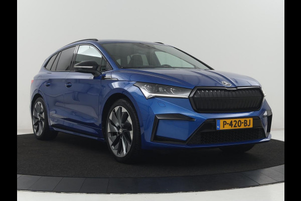 Škoda Enyaq iV 80 Sportline | SOH 92.7% | Leder/alcantara | Stuur/stoel verwarming | Camera | Park assist | Cruise control | Carplay | Sfeerverlichting | 21''