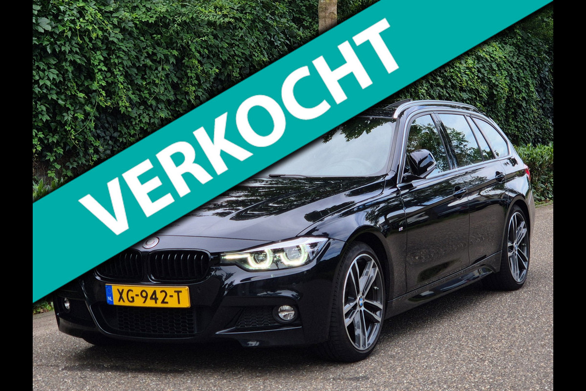 BMW 3 Serie Touring 320i M Sport Ed volle optielijst Trekhaak Pano CarPlay 19inch M Velgen Stuurverwarming NAP M Sport Edition