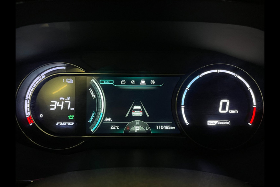 Kia e-Niro 64 kWh|100% SOH|NIEUWE LOGO|FACELIFT|VOLLEDER|ACC|APPLE CARPLAY|CAMERA|CLIMATE+CRUISE CONTROL|NAP|NL-AUTO|IN.BTW|1e EIG