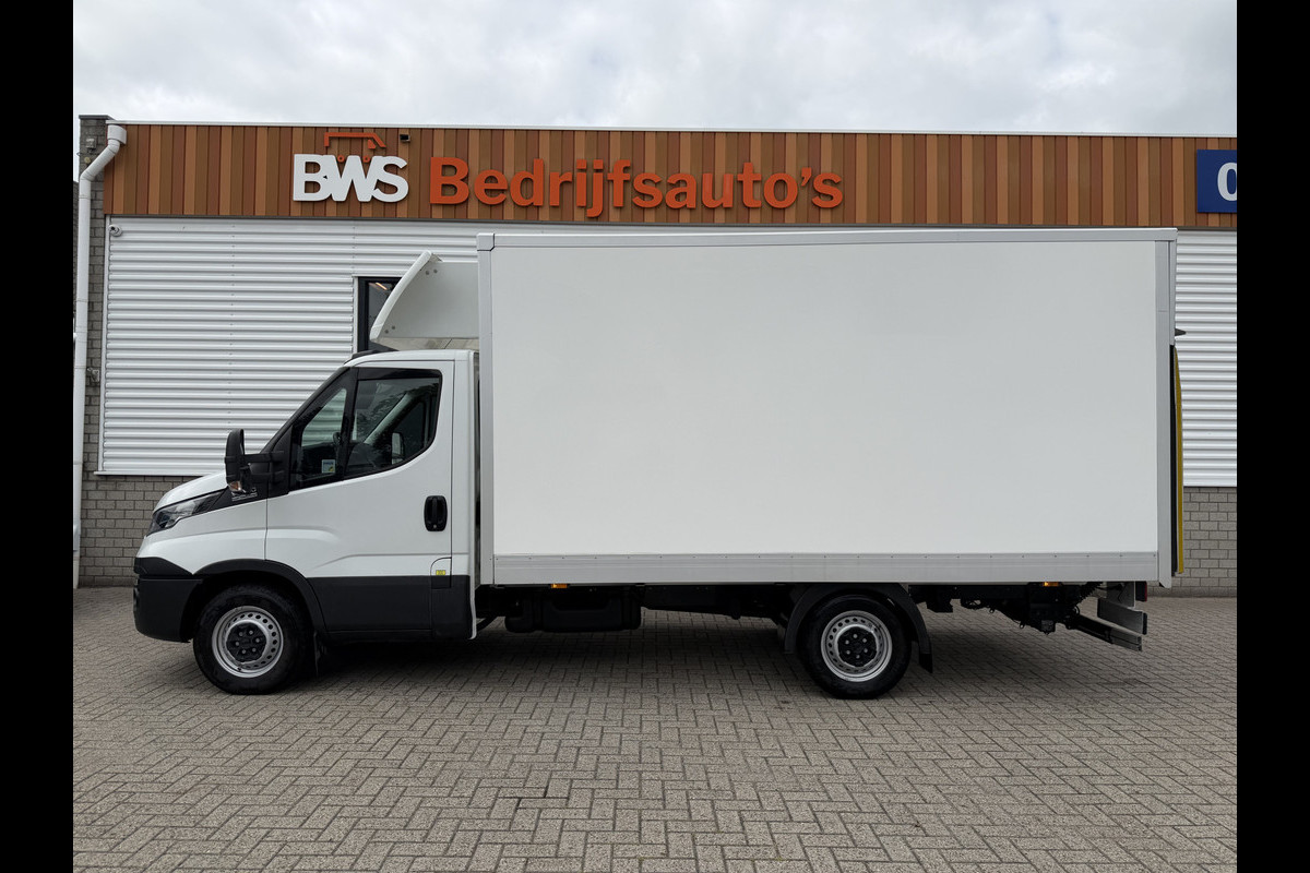 Iveco Daily 35S14 2.3 himatic automaat / euro 6 / bpm vrij / geen tol plicht ! / lease vanaf € 424 / bakwagen met laadklep / climate control / zijdeur / 410 cm L x 210 cm B x 200 cm H