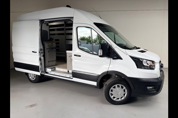 Ford E-Transit SERVICEWAGEN ELEKTRISCH AUTOMAAT 350 L2H3 Trend 68 kWh BOTT INRICHTING, V230 OMVORMER, RIJKLAARPRIJS!