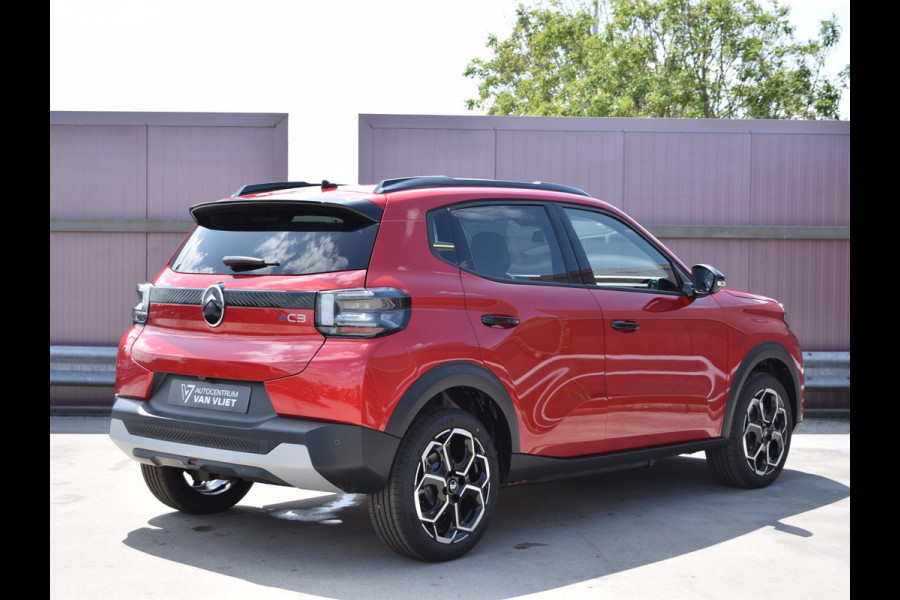 Citroën ë-C3 Max 113pk Comfort Range 44 kWh | VOORRAAD | STOELVERWARMING | VERWARMDE VOORRUIT | VERWARMD STUURWIEL | 17" LM VELGEN | NAVI | CLIMATE CONTROL |