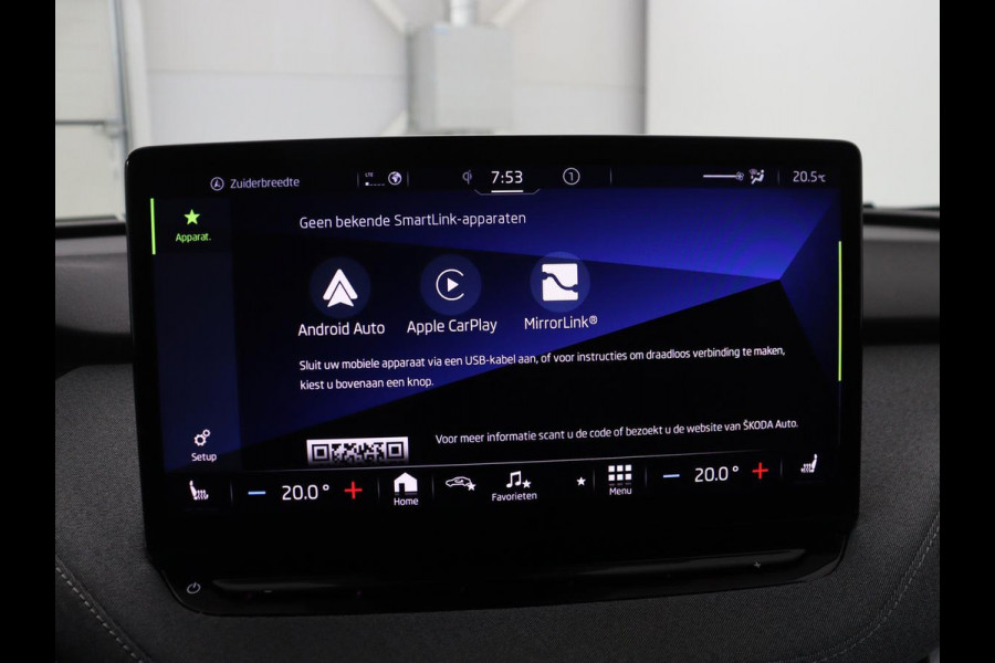 Škoda Enyaq iV 60 | SOH 91.5% | Panoramadak | Adaptive cruise | Stuur/stoel verwarming | Half Leder | Carplay | Park assist | Sfeerverlichting | Climate control |