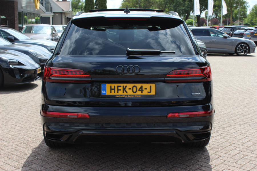 Audi Q7 60 TFSI e quattro Competition / SoH 91,5% / Trekhaak / Panoramadak / 360Camera / Head-up / Softclose / Luchtvering / 22'' / Keyless / Matrix LED / Carbon intr. / Stoelventilatie+Verwarming / Stuurverwarming / Bose / Dodeh