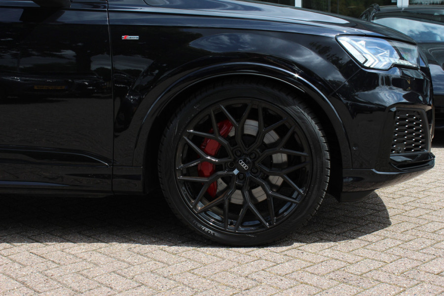 Audi Q7 60 TFSI e quattro Competition / SoH 91,5% / Trekhaak / Panoramadak / 360Camera / Head-up / Softclose / Luchtvering / 22'' / Keyless / Matrix LED / Carbon intr. / Stoelventilatie+Verwarming / Stuurverwarming / Bose / Dodeh