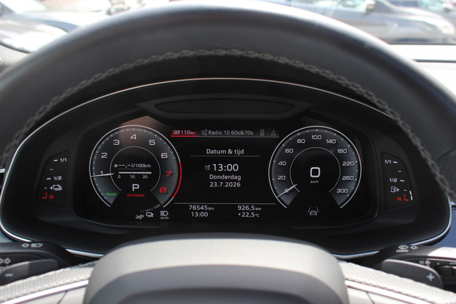 Audi Q7 60 TFSI e quattro Competition / SoH 91,5% / Trekhaak / Panoramadak / 360Camera / Head-up / Softclose / Luchtvering / 22'' / Keyless / Matrix LED / Carbon intr. / Stoelventilatie+Verwarming / Stuurverwarming / Bose / Dodeh