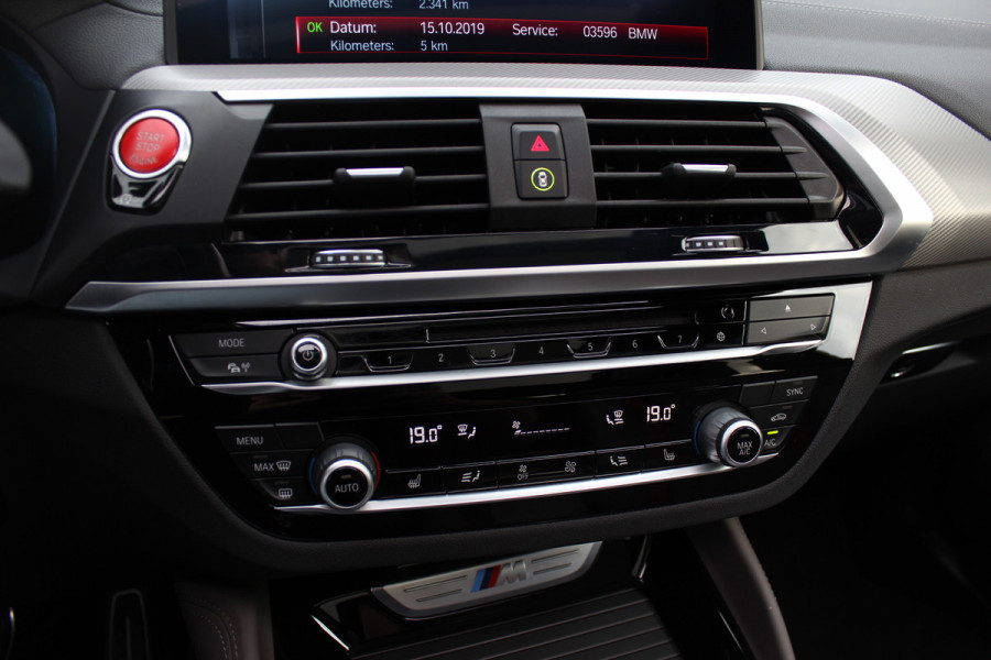 BMW X3 M / Trekhaak / Panoramadak / 360Camera / Head-up / Leder / Harman Kardon / 20'' / Stoelverwarming / Dodehoek / DAB / ACC